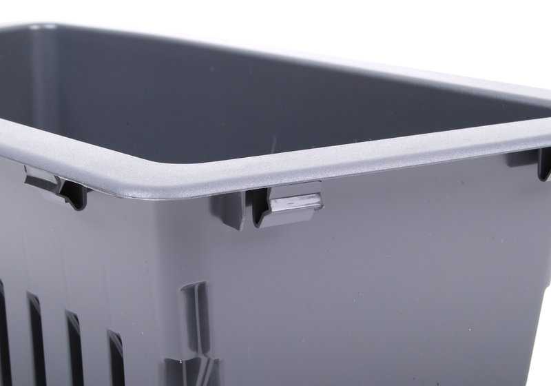 Bandeja organizadora izquierda OEM 51477139051 para BMW E90, E90N, E92, E92N. Original BMW.