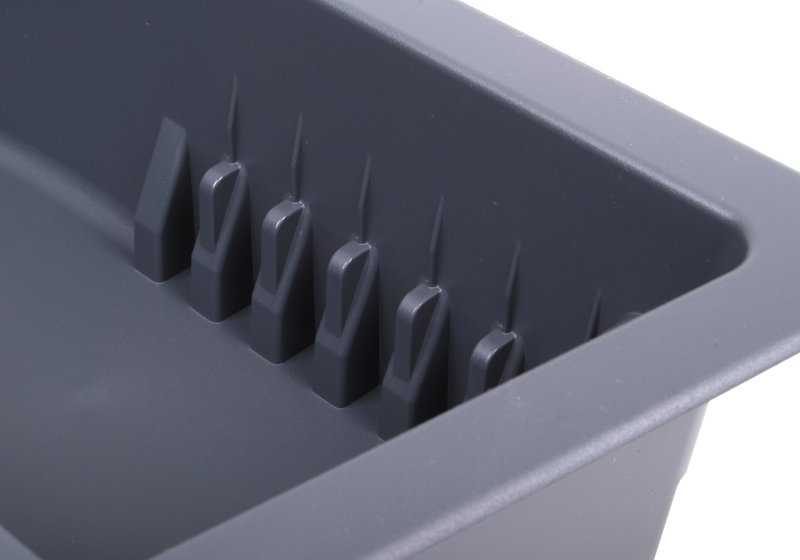 Bandeja organizadora izquierda OEM 51477139051 para BMW E90, E90N, E92, E92N. Original BMW.