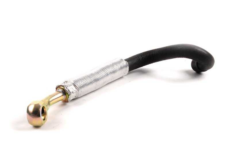 Tubería de retorno de dirección asistida OEM 32411141505 para BMW E34, E32. Original BMW.