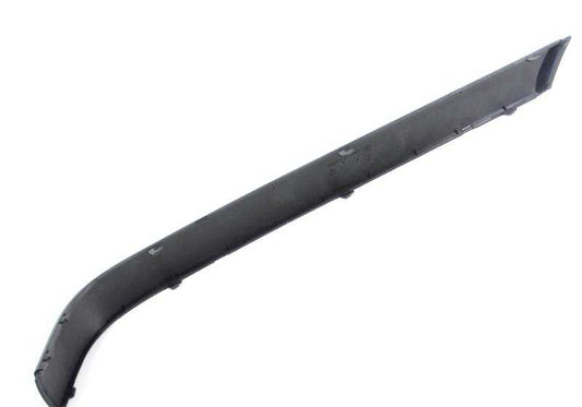 Left bumper strip OEM 51128135487 for BMW 3 Series E36 (316i, 318i). Genuine BMW.