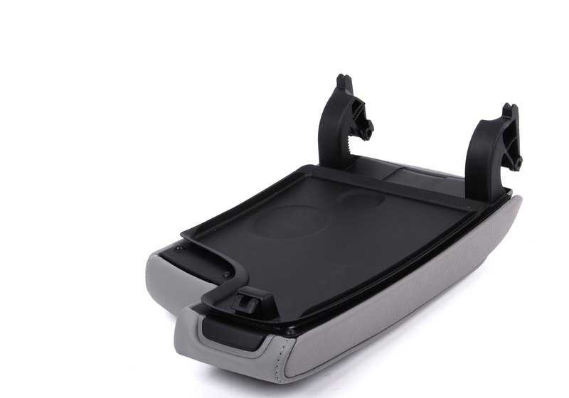 Reposabrazos central delantero gris OEM 51169133813 para BMW E90, E91, E92, E93. Compatible con modelos 316d, 316i. Original BMW.