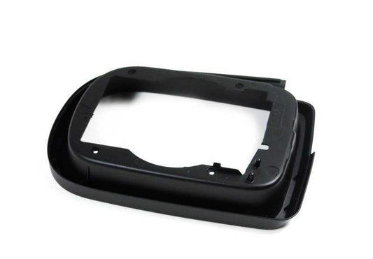 Marco izquierdo para retrovisor exterior OEM 51168213225 para BMW Serie 5 E39 y Serie 7 E38. Original BMW.