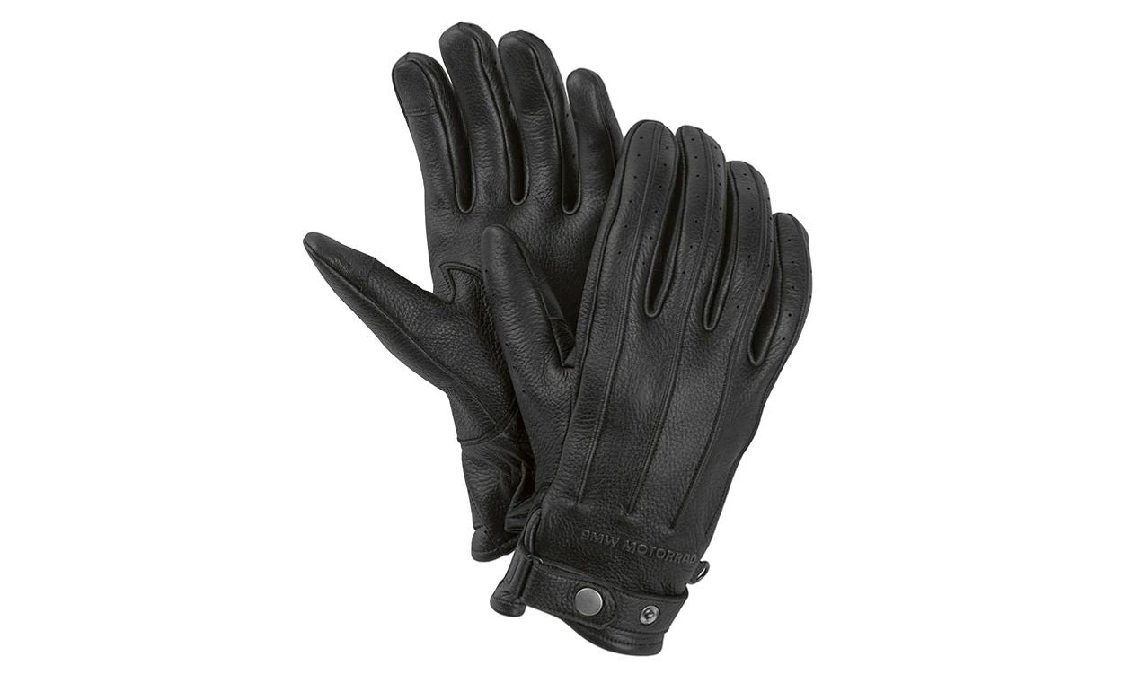 Schwarze Gatow-Handschuhe aus Elchleder, Größe 3XL, OEM 76215A80989 für BMW Motorrad. Original BMW Motorrad.