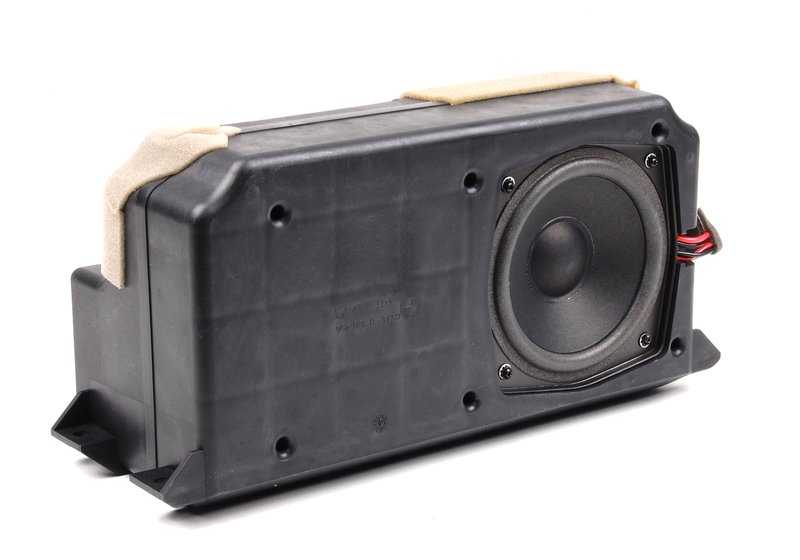 Caja de subwoofer OEM 65138386456 para BMW E36 y Z3. Mejora el sonido con este altavoz original BMW. Ideal para sistemas HiFi. No requiere conocimientos avanzados de mecánica. Original BMW.