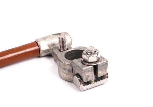 OEM negative battery cable 12421719664 for BMW E30. Original BMW.