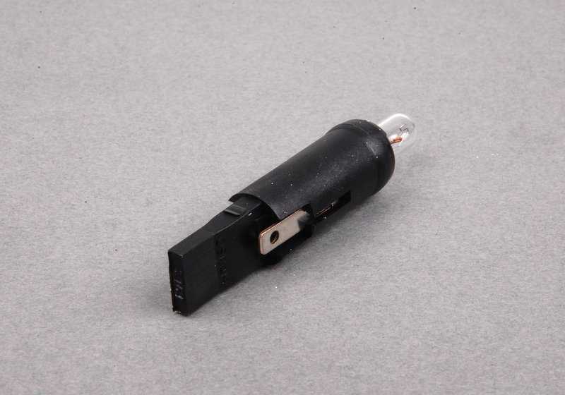 Porta lámparas con bombilla OEM 63311382547 para BMW E36, E34, E32. Repuesto original BMW. Ideal para sustituir lámparas de salpicadero, interruptores, encendedor y luces interiores.