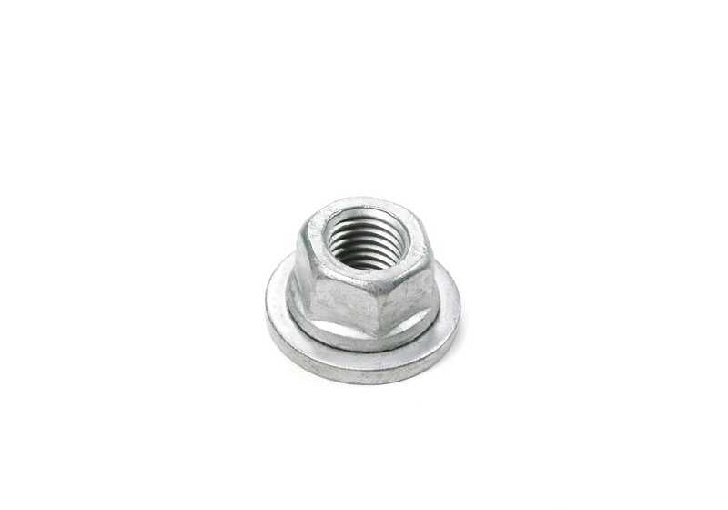 Tuerca autoblocante OEM 33326760374 para BMW F21,F22,F23,E46,E39,E60,E61,F07,F10,F11,G30,G31,E63,E64,F06,F12,F13,G32,E65,E66,F01,F02,G11,G12,G14,G15,G16,F25,F26,E53,E70,F15,G05,E71,E72,F16,G06,G07,E85,E86,E89,E52 y MINI R50,R52,R53,R55,R56,R57,R58,R5