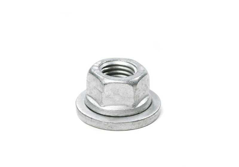 Tuerca autoblocante OEM 33326760374 para BMW F21,F22,F23,E46,E39,E60,E61,F07,F10,F11,G30,G31,E63,E64,F06,F12,F13,G32,E65,E66,F01,F02,G11,G12,G14,G15,G16,F25,F26,E53,E70,F15,G05,E71,E72,F16,G06,G07,E85,E86,E89,E52 y MINI R50,R52,R53,R55,R56,R57,R58,R5