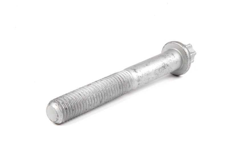 Tornillo Torx M12x90 OEM 23001222894 para BMW E81, E82, E87, E88, F20, F21, F22, F23, E36, E46, E90, E91, E92, E93, F30, F31, F34, F32, F33, F36, E34, E39, E60, E61, F10, F11, E38, E84, E83, E53, Z3, E85, E89. Original BMW.