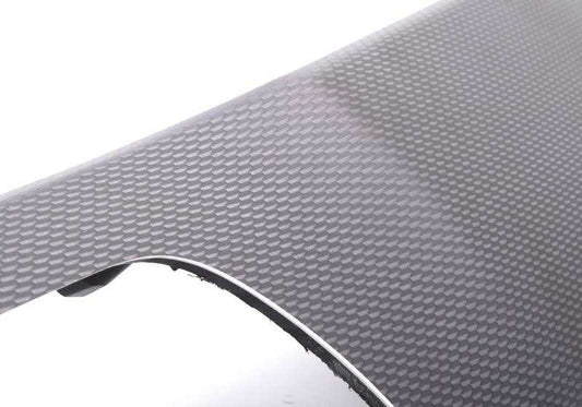 Moldura salpicadero aluminio Hexagon pasajero OEM 51458050171 para BMW 5 Series F10, F10N, F11, F11N, F18. Original BMW.