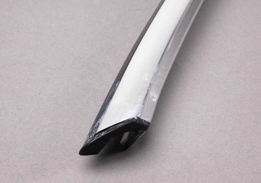 Left Roof Rain Gutter Moulding for BMW 7 Series E38 (OEM 51138125829). Original BMW.