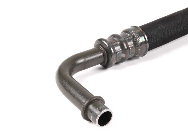 Tubo de retorno del radiador de aceite OEM 17221433001 para BMW E36 320i automáticos (modelos BF21, BF22, BF61, BJ21, BJ22, BJ41, BJ42, CB21, CB22, CB23). Original BMW.