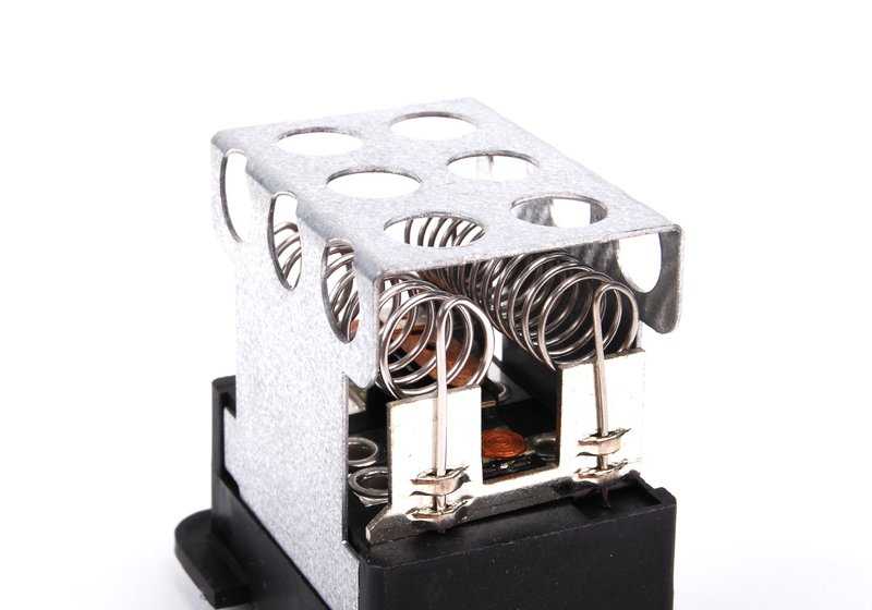 Resistencia del ventilador de calefacción OEM 64111373771 para BMW E30. Original BMW.