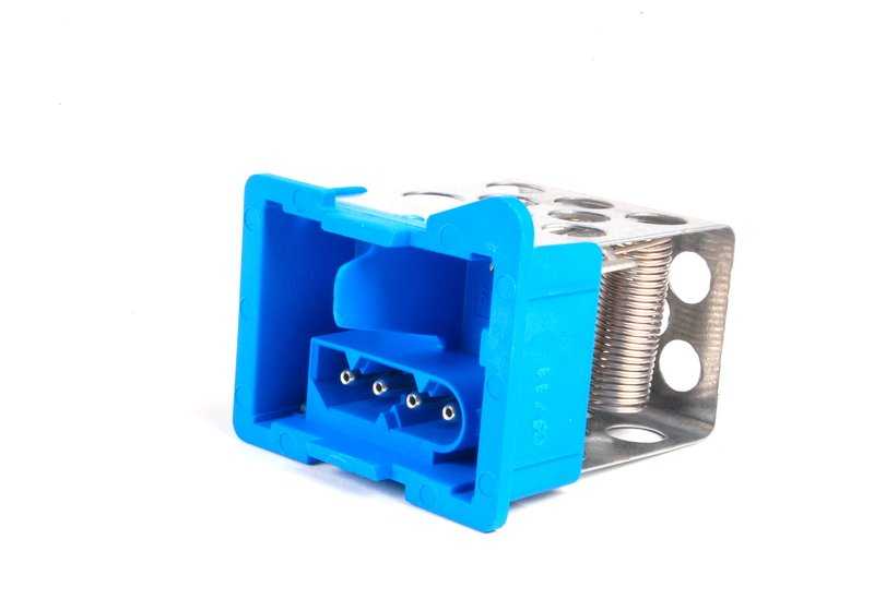 Resistencia del ventilador calefacción OEM 64118391699 para BMW E34, E32. Controla las velocidades del aire acondicionado o calefacción. Original BMW.