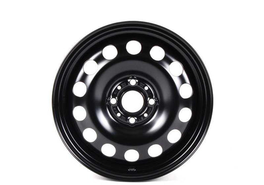 Llantas de acero negras Styling 12 5.5x15 ET45 OEM 36111511414 para MINI R50 Cooper/One. Compatible con modelos 2001–2006. Recambio original MINI. Ideal para invierno o rueda de repuesto.