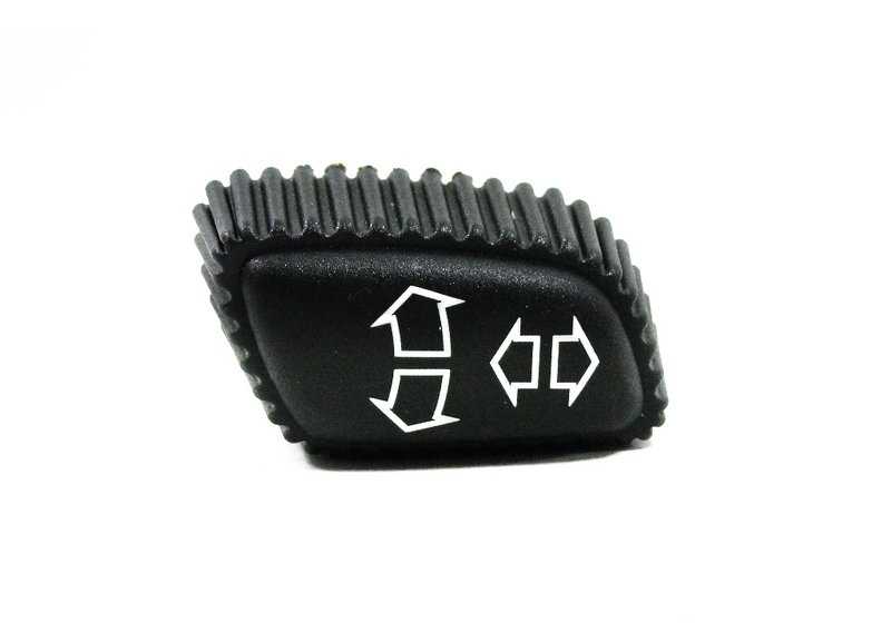 Botón ajuste respaldo asiento delantero izquierdo OEM 61311379367 para BMW E36, E34, E39, E24, E32, E38. Recambio original BMW.