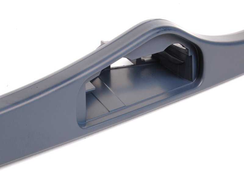 Moldura con aparejo izquierdo OEM 51137043407 para BMW Serie 3 E46 (316i, M43, N42). Original BMW.