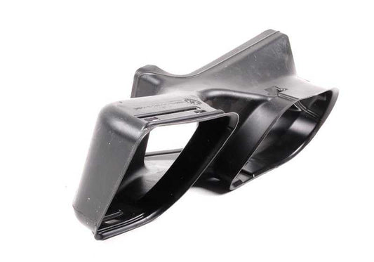 Guía de aire de refrigerador de aceite delantero OEM 51112695762 para BMW Serie 5 E39 535i, 540i. Original BMW.