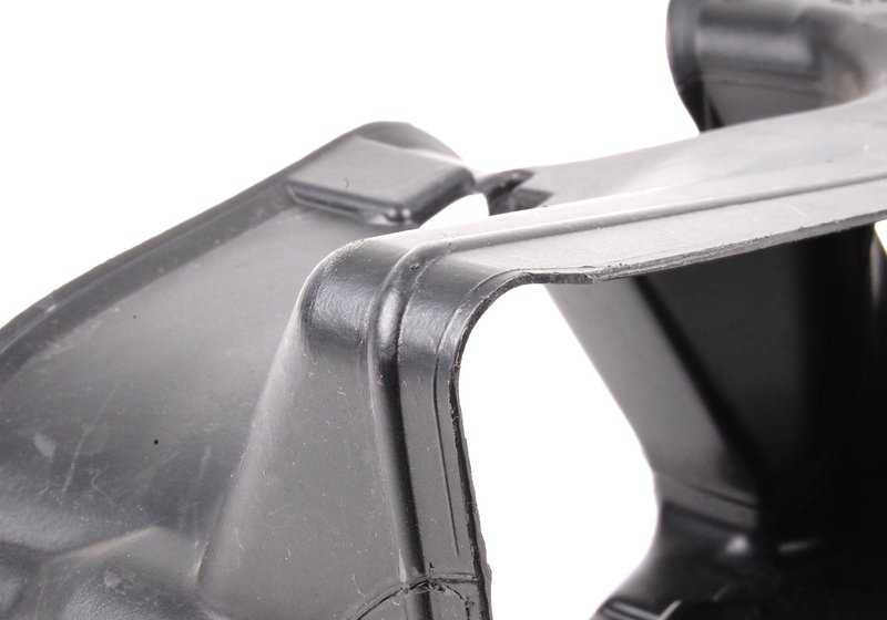 Guía de aire de refrigerador de aceite delantero OEM 51112695762 para BMW Serie 5 E39 535i, 540i. Original BMW.