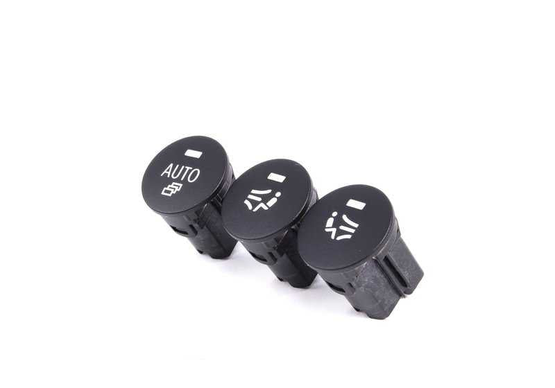 Juego de botones del mando a distancia OEM 61319250197 para BMW E60, E61, E63, E64. Original BMW.