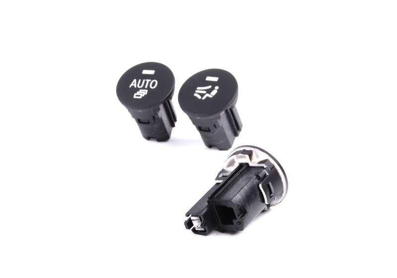 Juego de botones del mando a distancia OEM 61319250197 para BMW E60, E61, E63, E64. Original BMW.