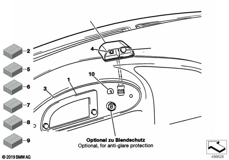 Display cuadro de instrumentos OEM 61132484851 para BMW E36 318iS Class 2 (1994). Original BMW.