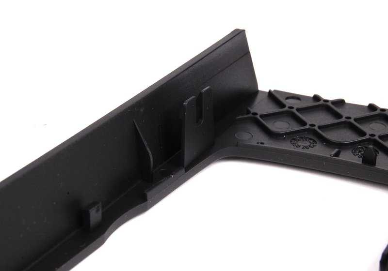 Frontal embellecedor mando aire acondicionado OEM 64116956736 para BMW E90, E90N, E91, E91N, E92, E92N, E93, E93N. Pieza original BMW.