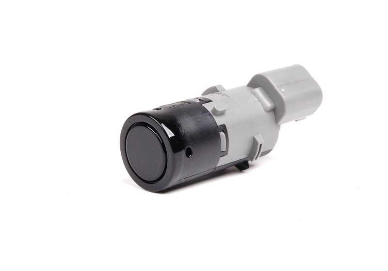 Sensor de aparcamiento trasero (PDC) negro OEM 66206989106 para BMW E39, E60, E61, E83. Original BMW.