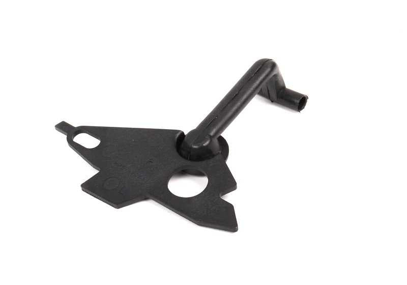 Soporte con casquillo izquierdo OEM 63178383009 para BMW E36, E46, Z3. Original BMW.