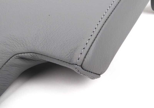 Upper Gray Leather Power OEM 51168248532 for BMW E46. Original BMW replacement.