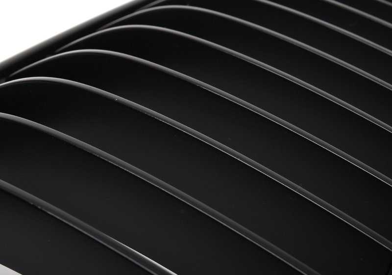 Parrilla decorativa M Performance negra izquierda OEM 51712158985 para BMW E92, E92 LCI, E93, E93 LCI. Original BMW.