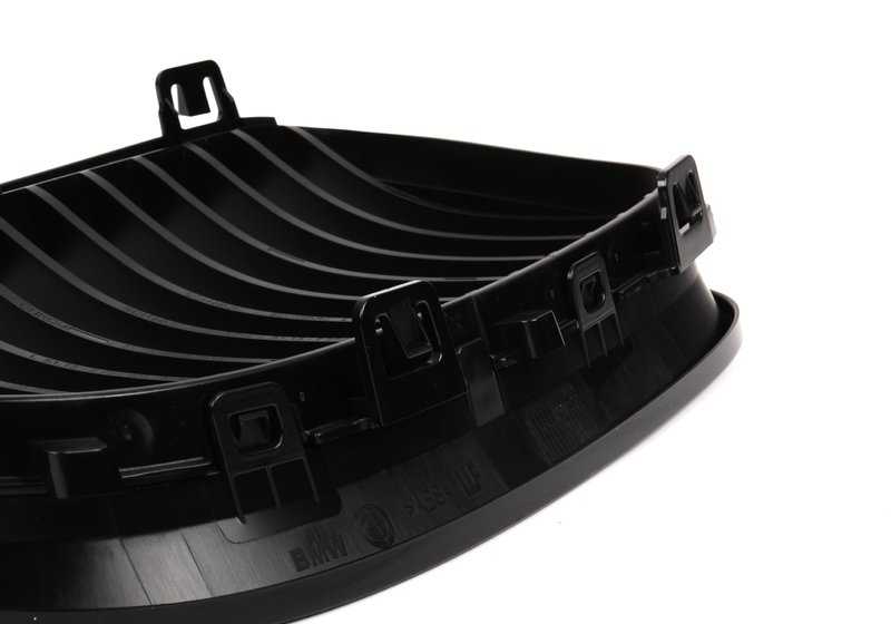 Parrilla decorativa M Performance negra izquierda OEM 51712158985 para BMW E92, E92 LCI, E93, E93 LCI. Original BMW.