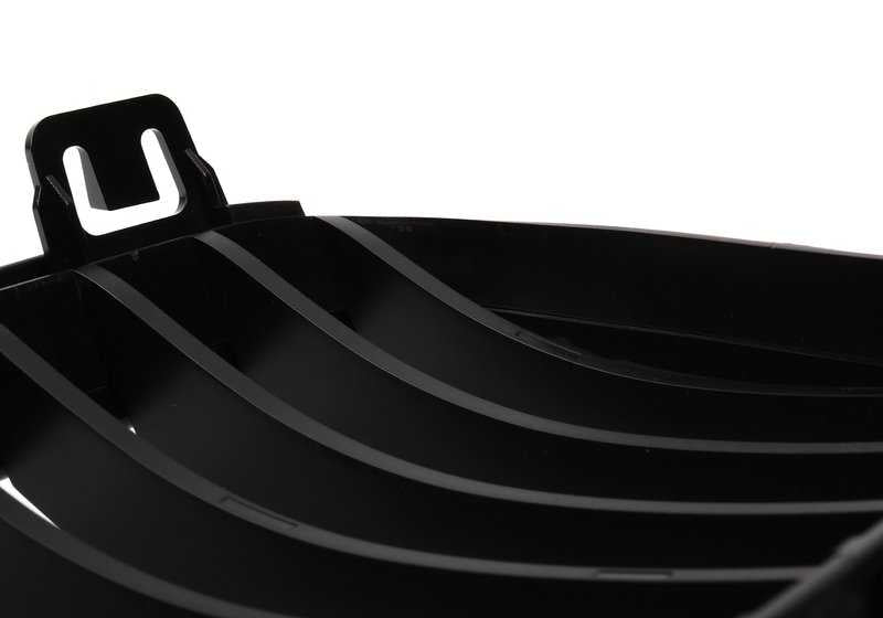 Parrilla decorativa M Performance negra izquierda OEM 51712158985 para BMW E92, E92 LCI, E93, E93 LCI. Original BMW.