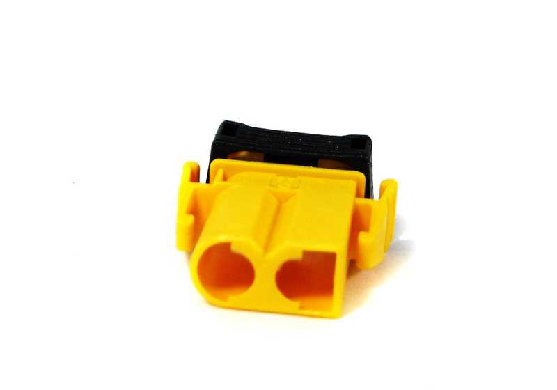 Conector de carcasa OEM 61131378403 para BMW E34, E24, E32. Original BMW.