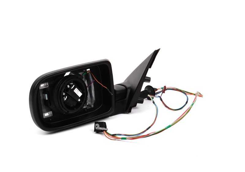 Retrovisor exterior izquierdo sin cristal, calefactable OEM 51168266599 para BMW E39 520i (todos los modelos compatibles). Original BMW.