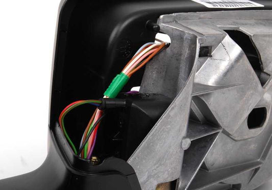 Retrovisor exterior izquierdo sin cristal, calefactable OEM 51168266599 para BMW E39 520i (todos los modelos compatibles). Original BMW.