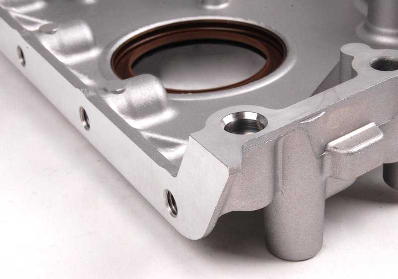 Tapa inferior de cadena de distribución OEM 11147780078 para BMW E46, E39, E38, E53. Original BMW.