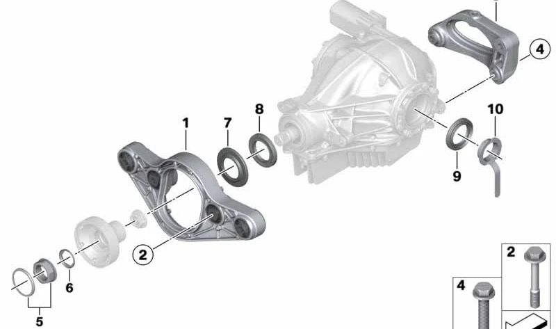 Kit de reparación tuerca insertada OEM 33127854163 para BMW F80, F82, F83 {todos los modelos compatibles}. Original BMW.