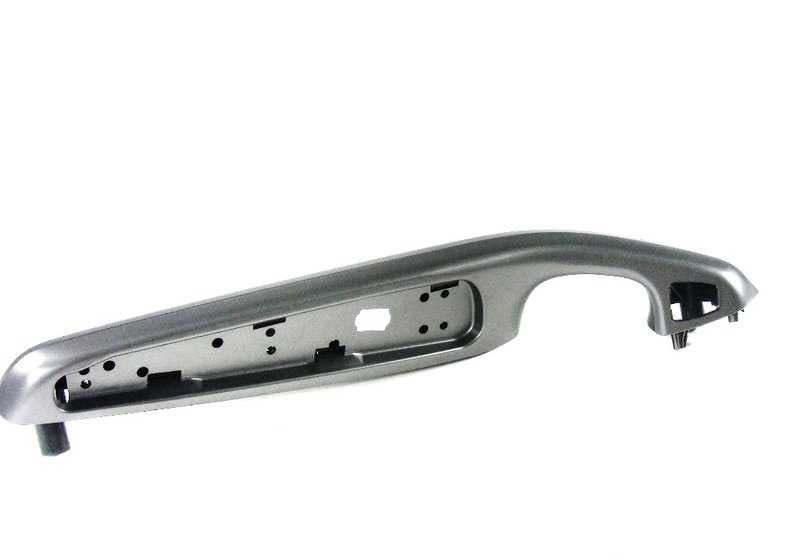 Reposabrazos delantero derecho acabado titanio OEM 51417904356 para BMW E46. Pieza original BMW.