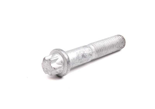 Tornillo Torx con costillas OEM 26117526322 para BMW E82, E90, F10, E63, E65, X3 E83... y más. Original BMW.