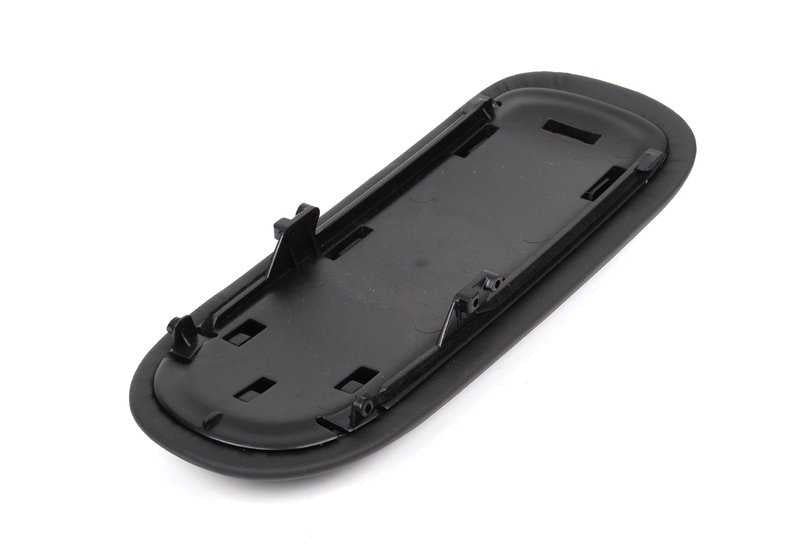 Apoyabrazos consola central cuero Panther Black OEM 51166954289 para MINI R50, R53, Cabrio R52. Original MINI.
