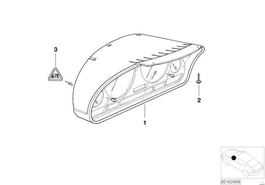 Combinación de instrumentos OEM 62116985643 para BMW Serie 3 E46 (316, motores M43 y N42, 1998-2004). Original BMW.