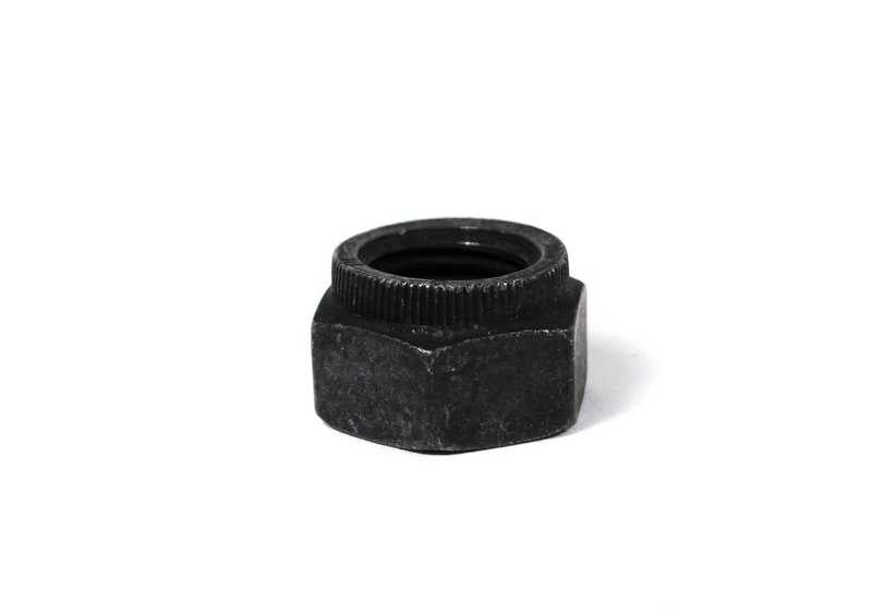 Tuerca hexagonal autoblocante OEM 07129900047 para BMW E21, E30, E36, E46, E12, E28, E34, E39, E60, E61, E24, E63, E64, E23, E32, E38, E65, E66, E31, Z1, Z3, E85. Original BMW.
