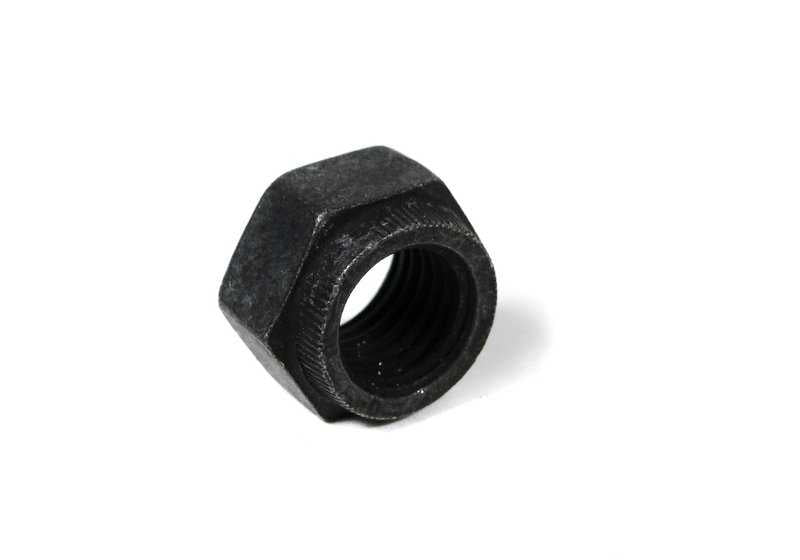 Tuerca hexagonal autoblocante OEM 07129900047 para BMW E21, E30, E36, E46, E12, E28, E34, E39, E60, E61, E24, E63, E64, E23, E32, E38, E65, E66, E31, Z1, Z3, E85. Original BMW.