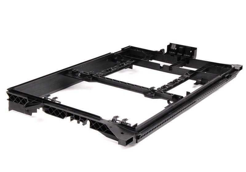 Soporte de radiador OEM 17111740796 para BMW E39 y E52. Original BMW.