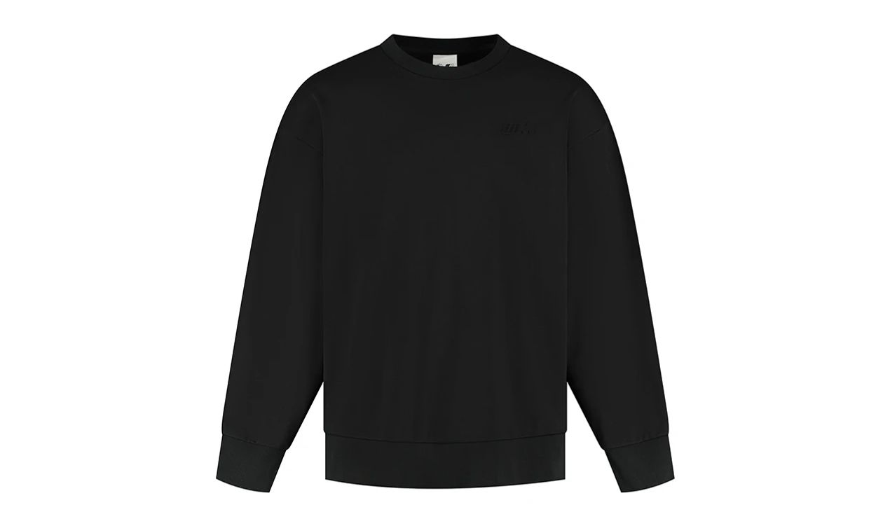 Sudadera negra BMW M Logo Reverse OEM 80145B5F589 unisex, 100% algodón, con logo grande M en la espalda y pequeño en el pecho, tallas XS a XXL. Original BMW.