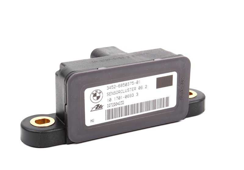 Sensor de ángulo de giro OEM 34526850375 para BMW E81, E82, E87, E88, E90, E91, E92, E93. Compatible con múltiples versiones de motor y transmisión. Original BMW.