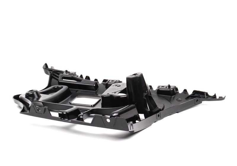 Guía lateral izquierda del parachoques OEM 51127202667 para BMW E90, E90N. Pieza original BMW.