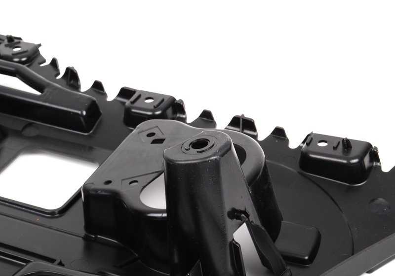 Guía lateral izquierda del parachoques OEM 51127202667 para BMW E90, E90N. Pieza original BMW.
