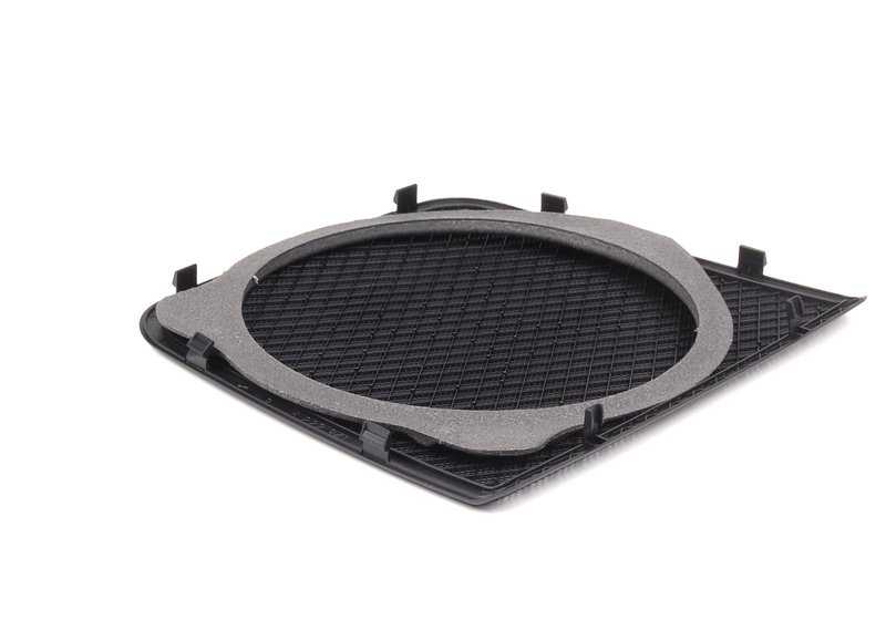 Rejilla del altavoz para sistema estéreo/HiFi para BMW E46 (OEM 51468222943). Original BMW.
